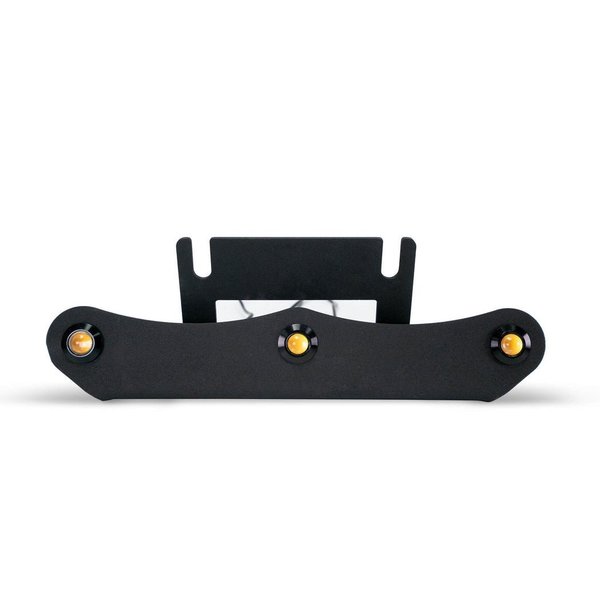 Dv8 Amber Light Black Powder Coated Bracket With 3 Lights GRGL-01